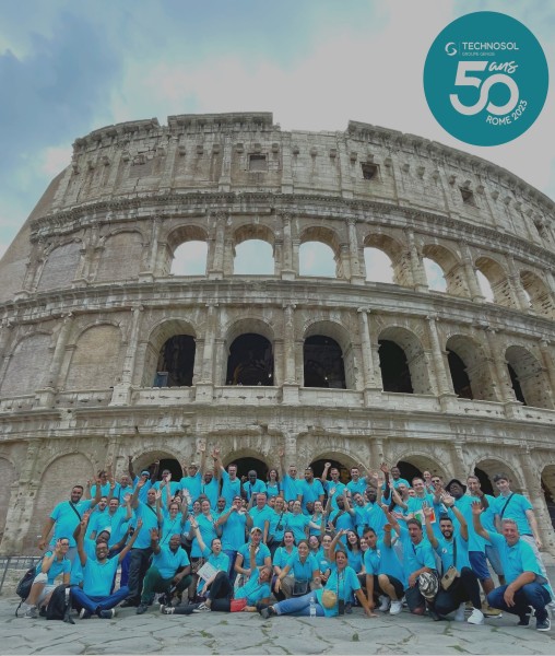 TECHNOSOL fête ses 50 ans à Rome Image 1